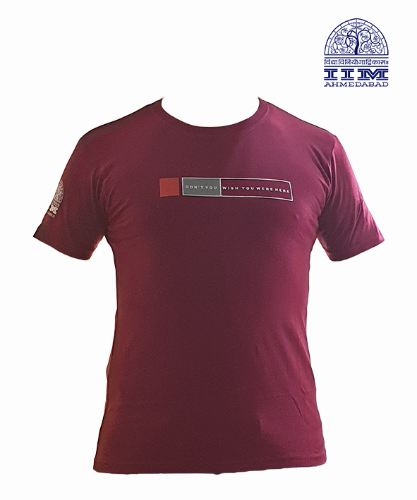 Round Neck Dont You Wish Maroon